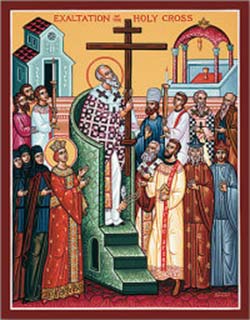 Exaltation of the Cross icon