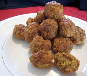 Cheese and Sausage Balls make a tasty way to celebrate the season. (Photo: Charlotte Riggle)