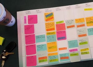 "Vanessa" was so complicated that I had to resort to a calendar and color-coded sticky notes to keep it all straight!
